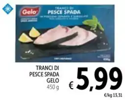 Spazio Conad Tranci di pesce spada GELO offerta