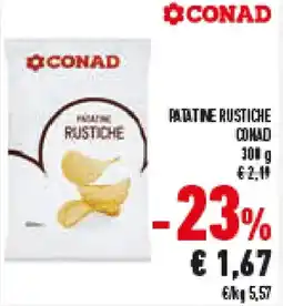 Conad Superstore Patatine rustiche CONAD offerta