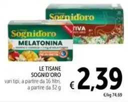 Spazio Conad Le tisane SOGNID'ORO offerta