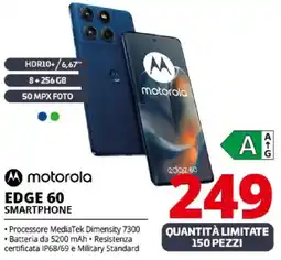 Comet motorola Edge 60 smartphone offerta