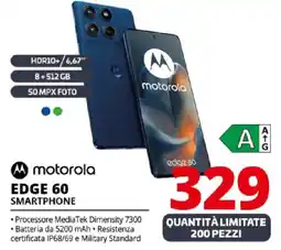 Comet motorola Edge 60 smartphone offerta