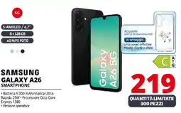 Comet SAMSUNG GALAXY A26 SMARTPHONE offerta