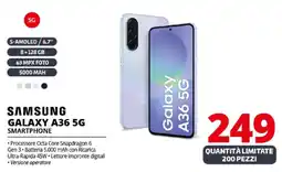 Comet SAMSUNG GALAXY A36 5G SMARTPHONE offerta