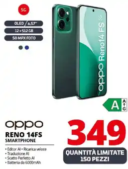 Comet oppo RENO 14FS SMARTPHONE offerta