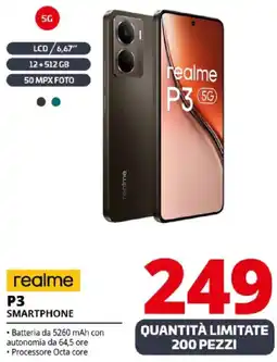 Comet realme P3 SMARTPHONE offerta