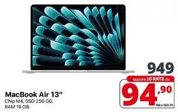 Comet MacBook Air 13" offerta