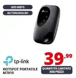 Comet tp-link HOTSPOT PORTATILE M7010 offerta