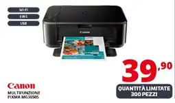 Comet Canon MULTIFUNZIONE PIXMA MG36505 offerta
