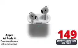 Comet Apple AirPods 4 offerta