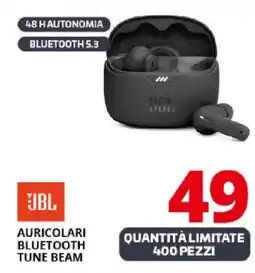 Comet JBL Auricolari bluetooth tune beam offerta