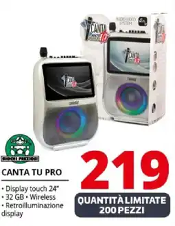 Comet Canta tu pro offerta