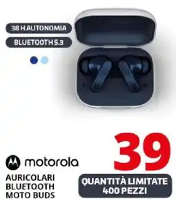Comet Motorola auricolari bluetooth moto buds offerta