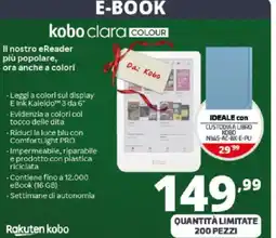Comet Kobo clara colour offerta