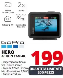 Comet GoPro hero action cam 4K offerta