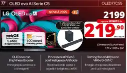 Comet LG OLED evo Al Serie C5 OLED77C55 offerta