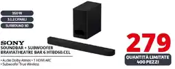 Comet SONY SOUNDBAR + SUBWOOFER BRAVIATHEATRE BAR 6 HTBD60.CEL offerta