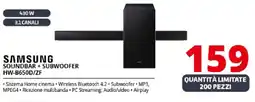 Comet SAMSUNG SOUNDBAR + SUBWOOFER HW-B650D/ZF offerta
