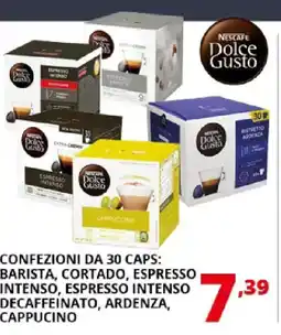 Comet Confezioni da 30 caps: barista, cortado, espresso intenso offerta