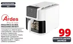 Comet Ardes friggitrice ad aria friggisana infinity offerta