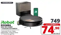 Comet Robot roomba max 705 combo + stazione autowash offerta