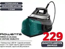 Comet Rowenta FERRO A CALDAIA A VAPORE DG8627F0 offerta