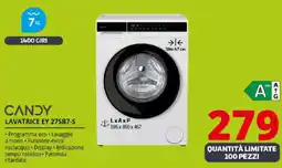 Comet CANDY LAVATRICE EY 27SB7-S offerta