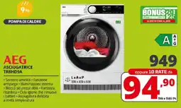 Comet AEG ASCIUGATRICE TR8HD9A offerta