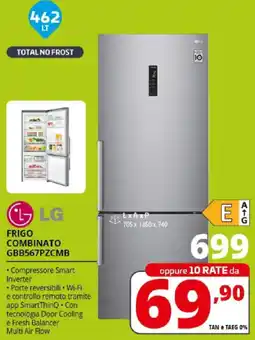 Comet LG FRIGO COMBINATO GBB567PZCMB offerta