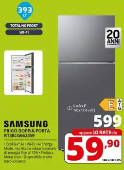 Comet SAMSUNG FRIGO DOPPIA PORTA RT38CG662459 offerta