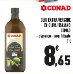 Conad Superstore Olio extra vergine di oliva italiano CONAD offerta