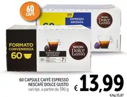Spazio Conad 60 capsule caffè espresso nescafé dolce gusto offerta