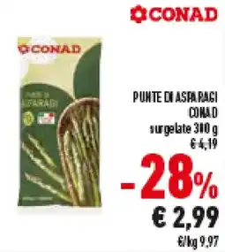 Conad Superstore Punte di asparagi CONAD offerta
