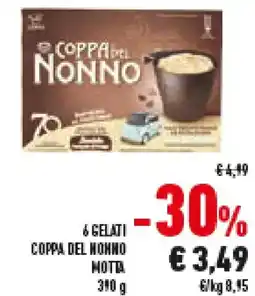 Conad Superstore 6 gelati coppa del nonno MOTTA offerta