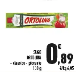 Conad Superstore Sugo ORTOLINA offerta