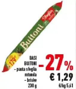 Conad Superstore Basi BUITONI offerta