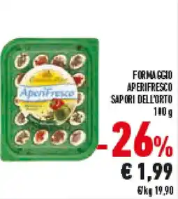 Conad Superstore Formaggio aperifresco SAPORI DELL'ORTO offerta