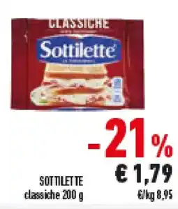 Conad Superstore SOTTILETTE classiche offerta