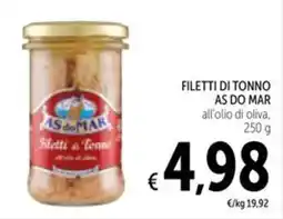 Spazio Conad Filetti di tonno as do mar all'olio di oliva offerta