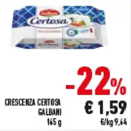 Conad Superstore Crescenza certosa GALBANI offerta