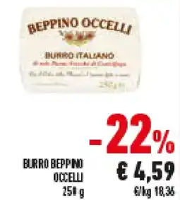 Conad Superstore Burro beppino OCCELLI offerta