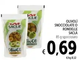 Spazio Conad Olivolì snocciolate o rondelle SACLÀ offerta