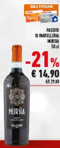 Conad Superstore Passito di pantelleria MURSIA offerta