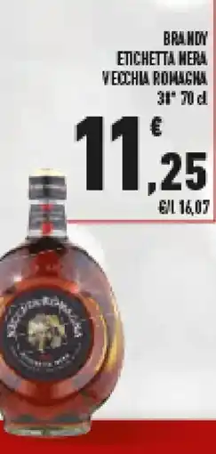 Conad Superstore Brandy etichetta hera VECCHIA ROMAGNA offerta