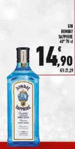 Conad Superstore Gin BOMBAY SAPPHIRE 40° offerta