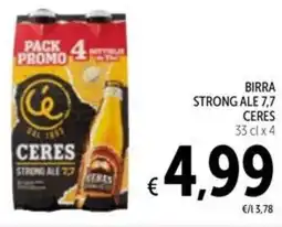 Spazio Conad Birra strong ale 7,7 CERES offerta