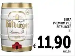 Spazio Conad Birra premium pils BITBURGER offerta