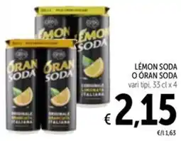 Spazio Conad Lémon soda o óran soda offerta