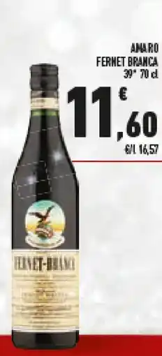Conad Superstore Amaro FERNET BRANCA 39'' offerta