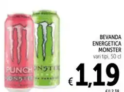 Spazio Conad Bevanda energetica MONSTER offerta