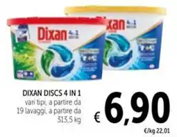 Spazio Conad Dixan discs 4 in 1 offerta